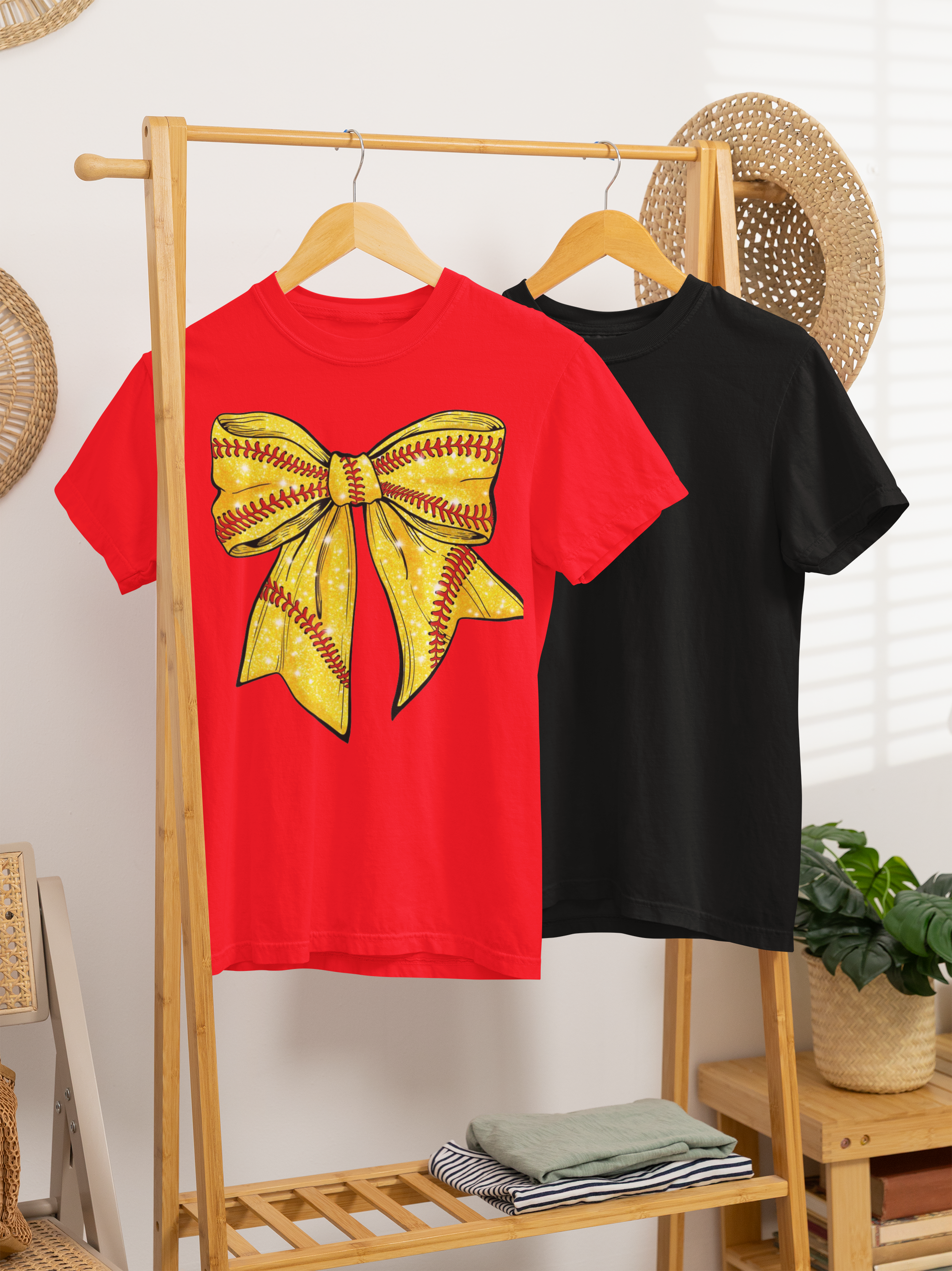 Softball Bow tee