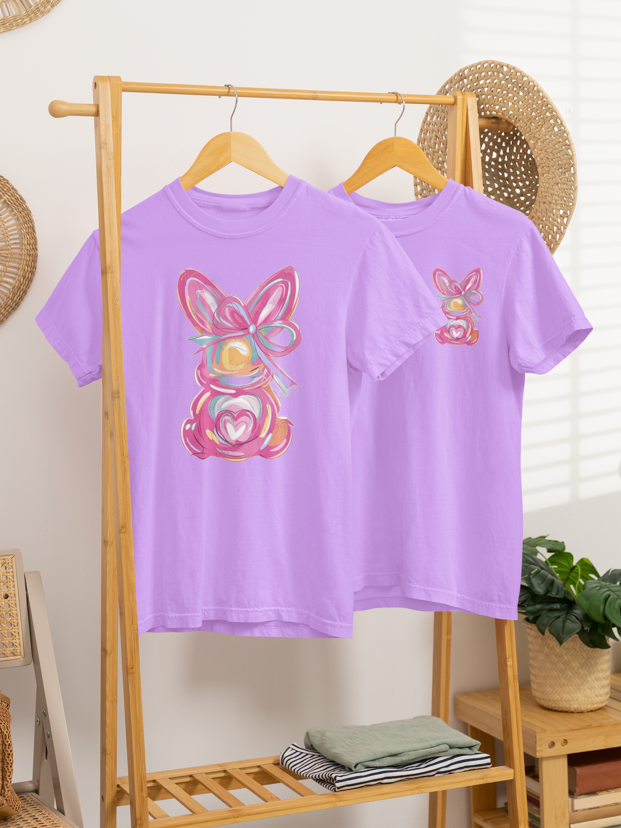 Bunny brushstroke tee