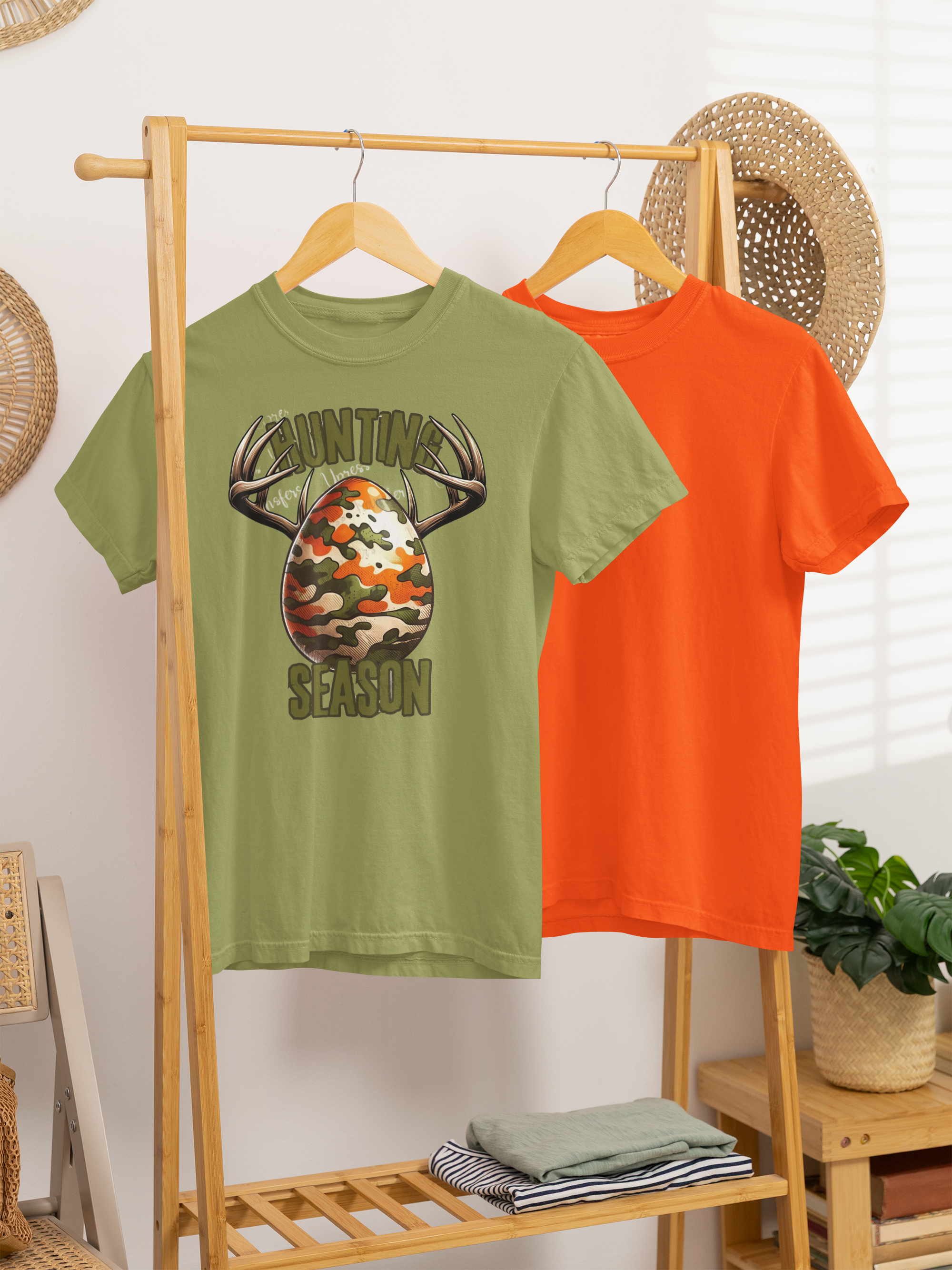 Easter antler "hunting season" tee