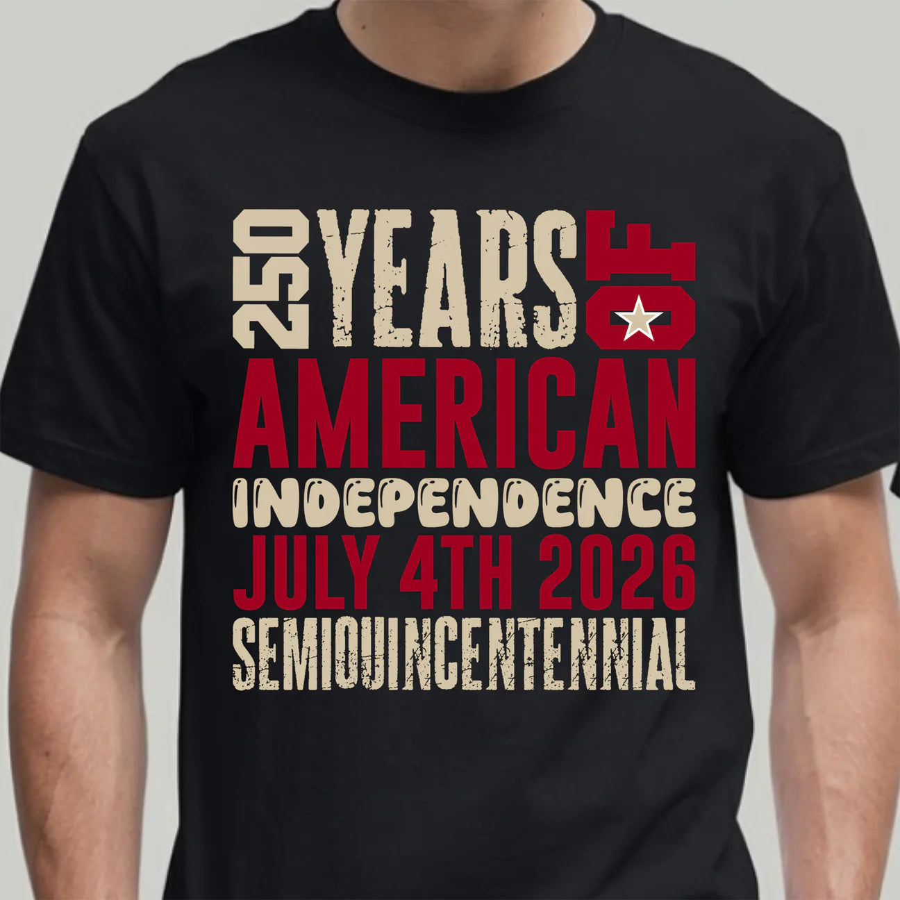 "250 Years of American Independence" tee