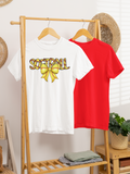 SOFTBALL with a bow tee!