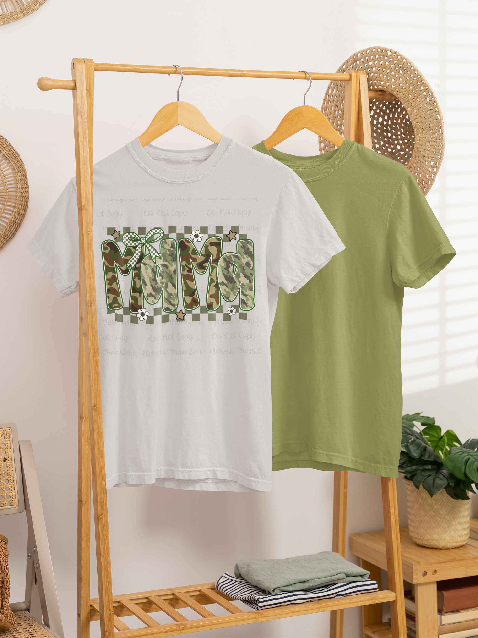Multi-Camo "mama" tee