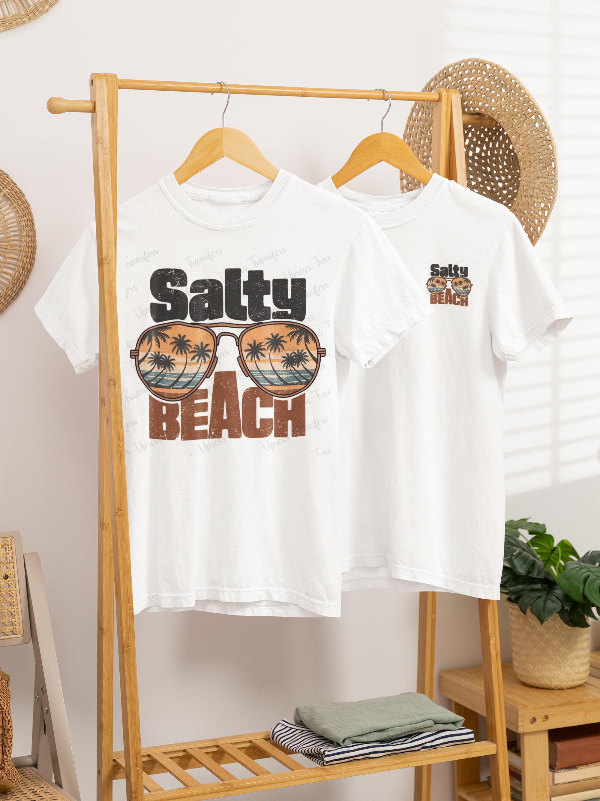 "Salty Beach" sunglasses tee