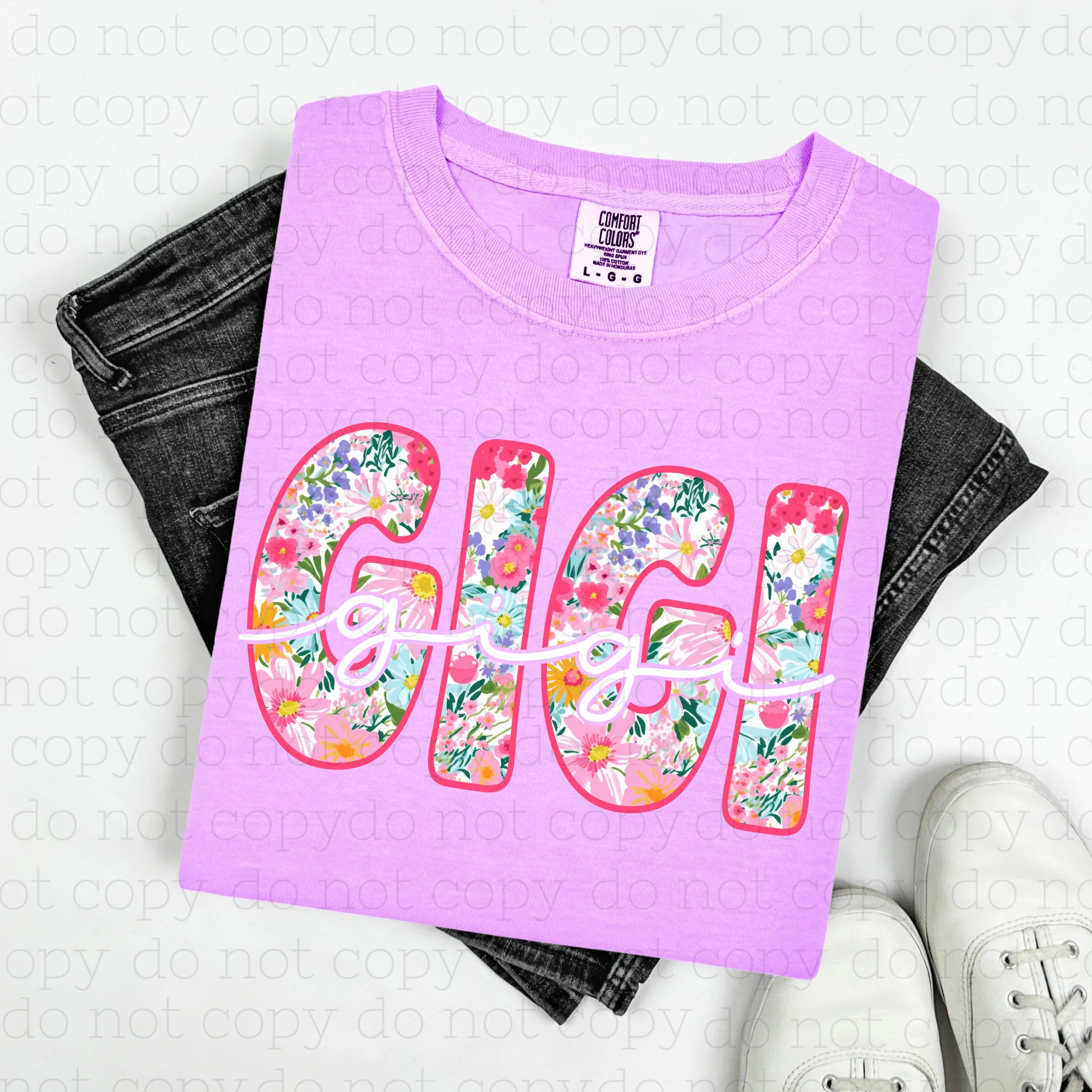 "Gigi" floral tee