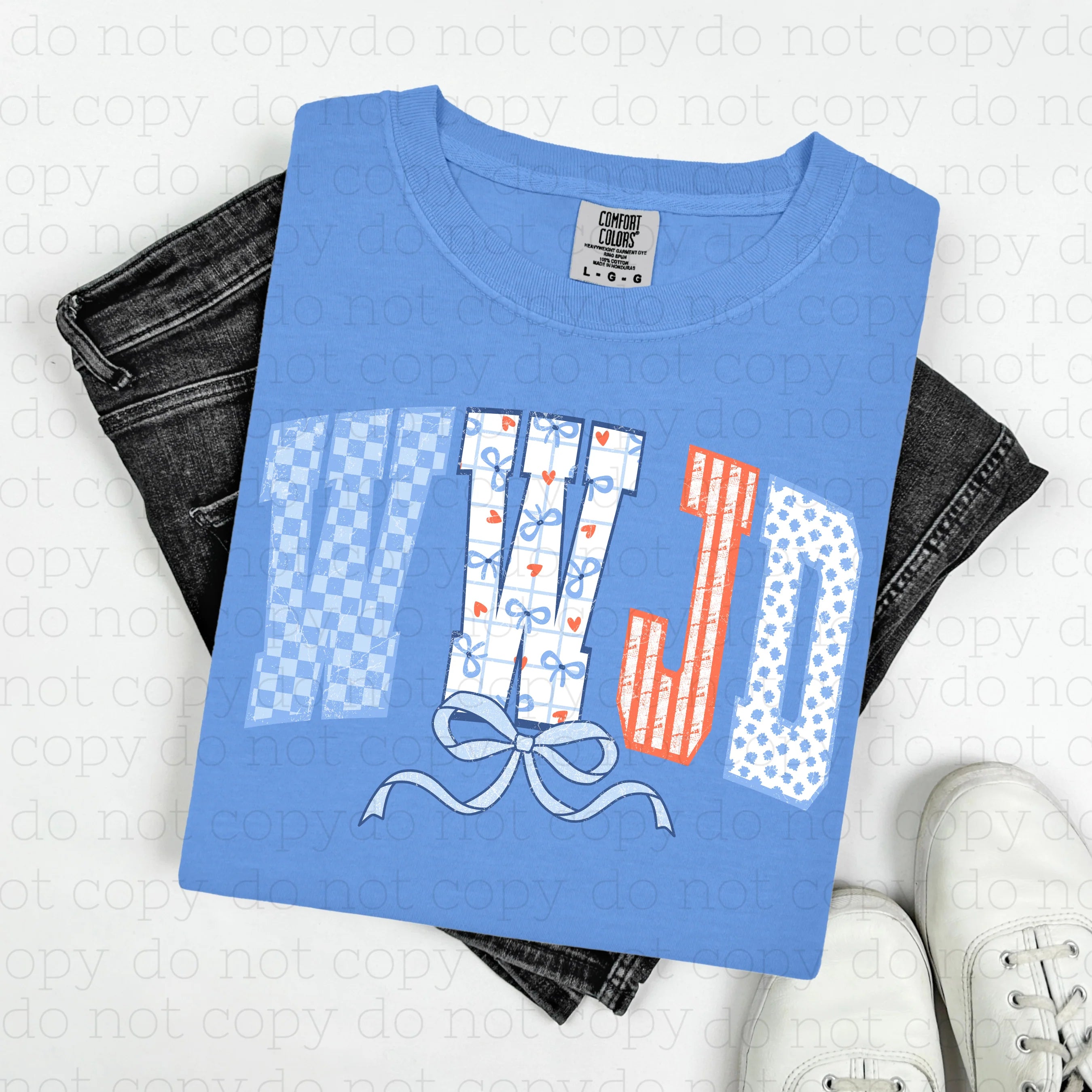"WWJD" tee