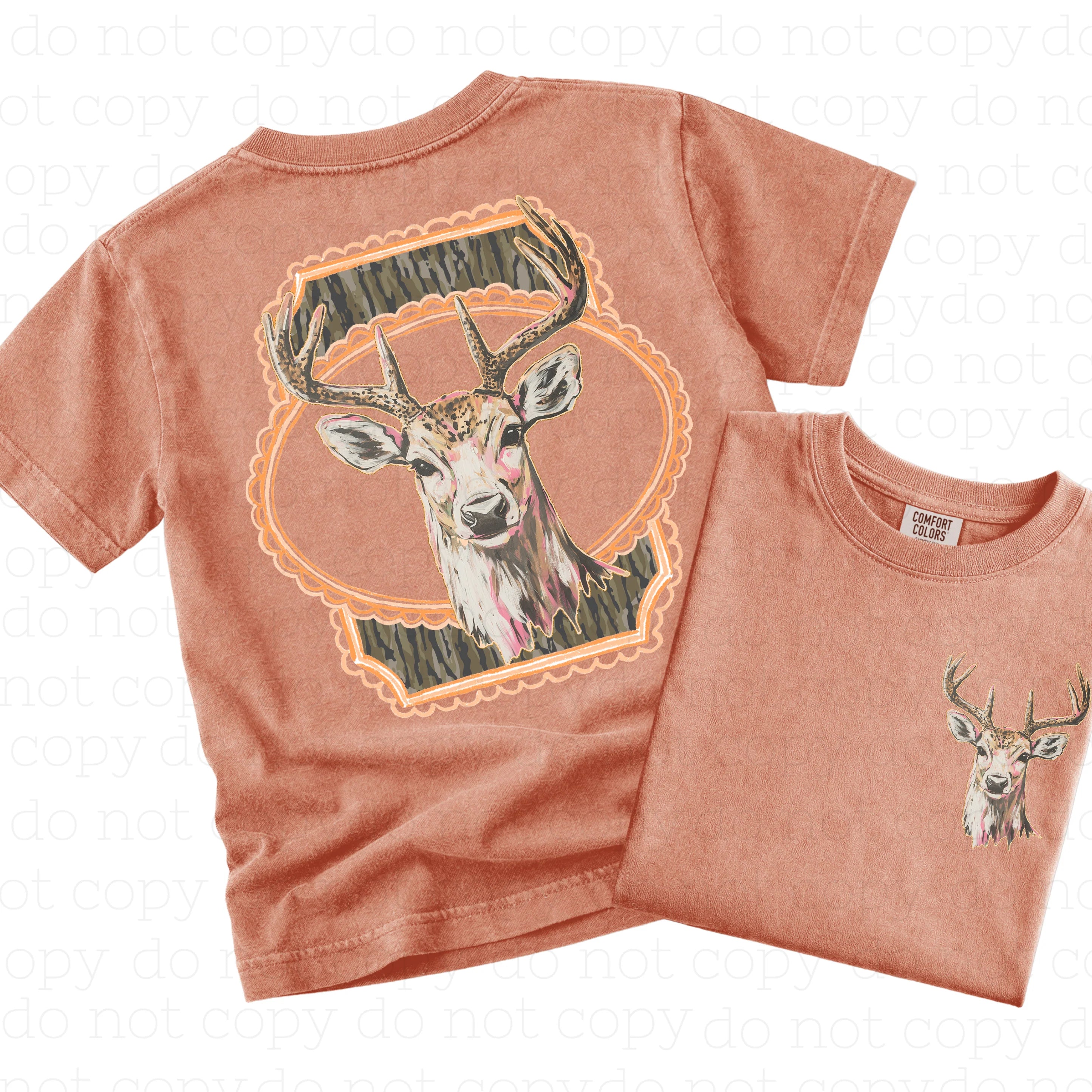 Camo Deer Frame tee