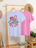Leopard bunny "Easter" tee