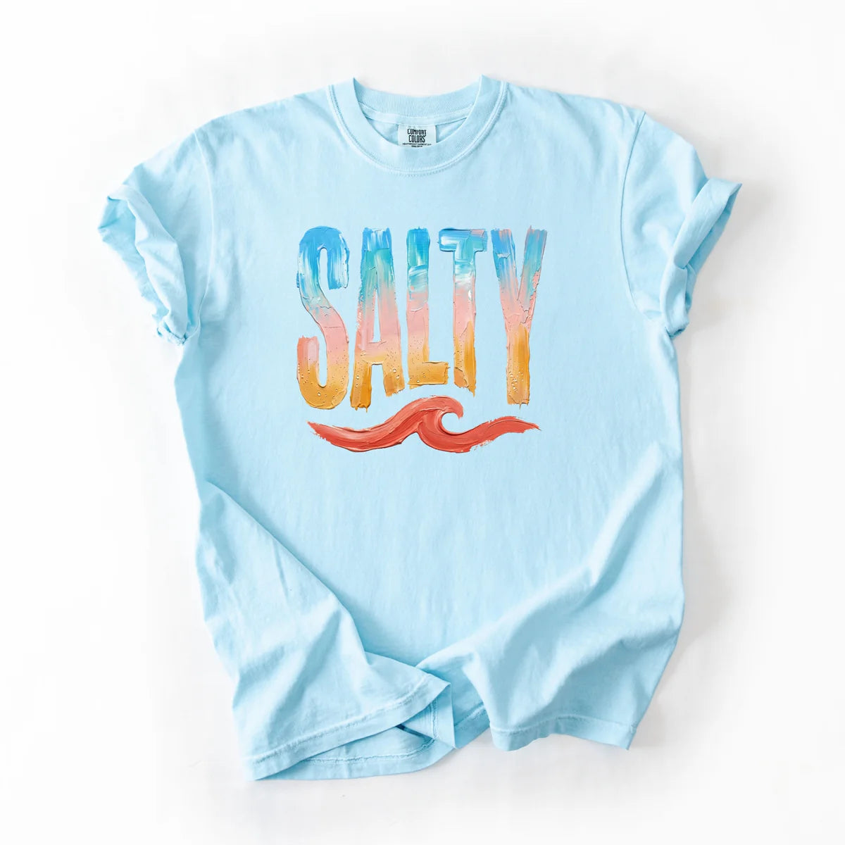 brush stroke "Salty" tee