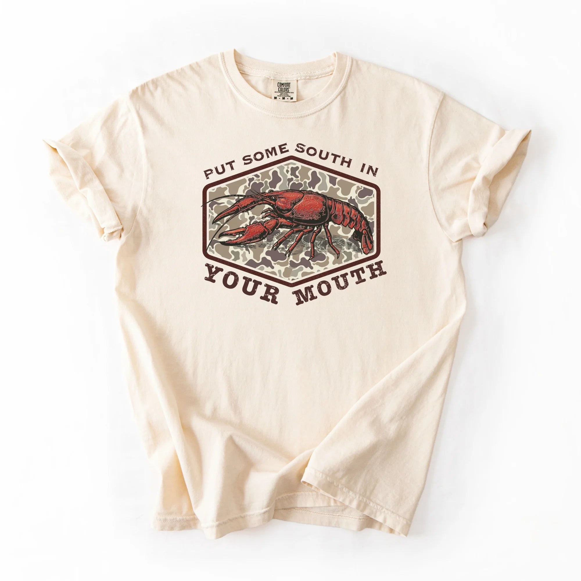 "Put some south in your mouth" tee