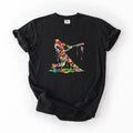 Baseball swing drip tee