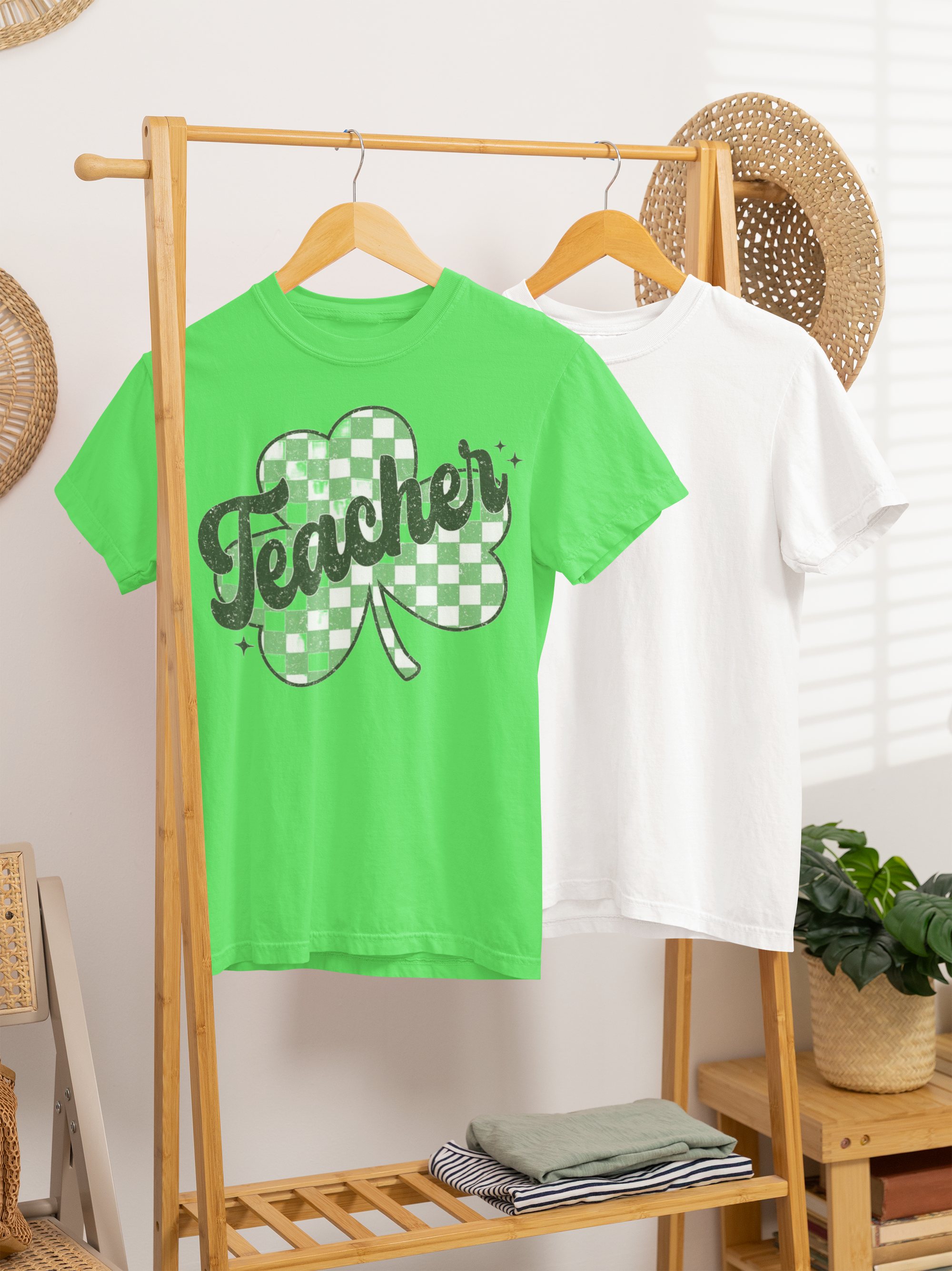 Shamrock teacher tee for St. Patrick's Day