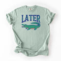 "Later Gator" distressed tee