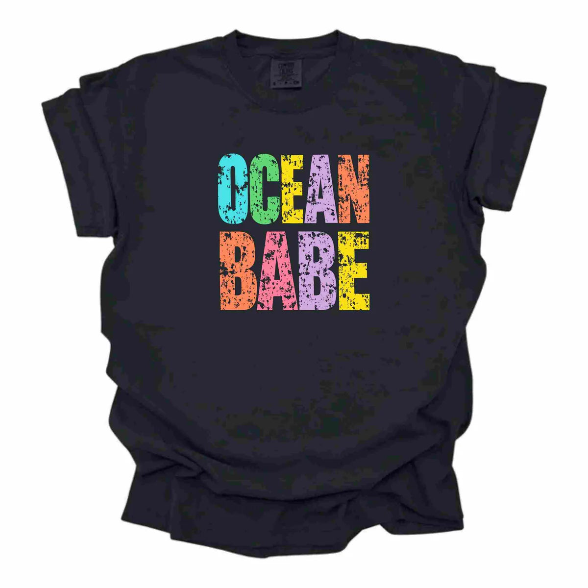 "OCEAN BABE" faded tee