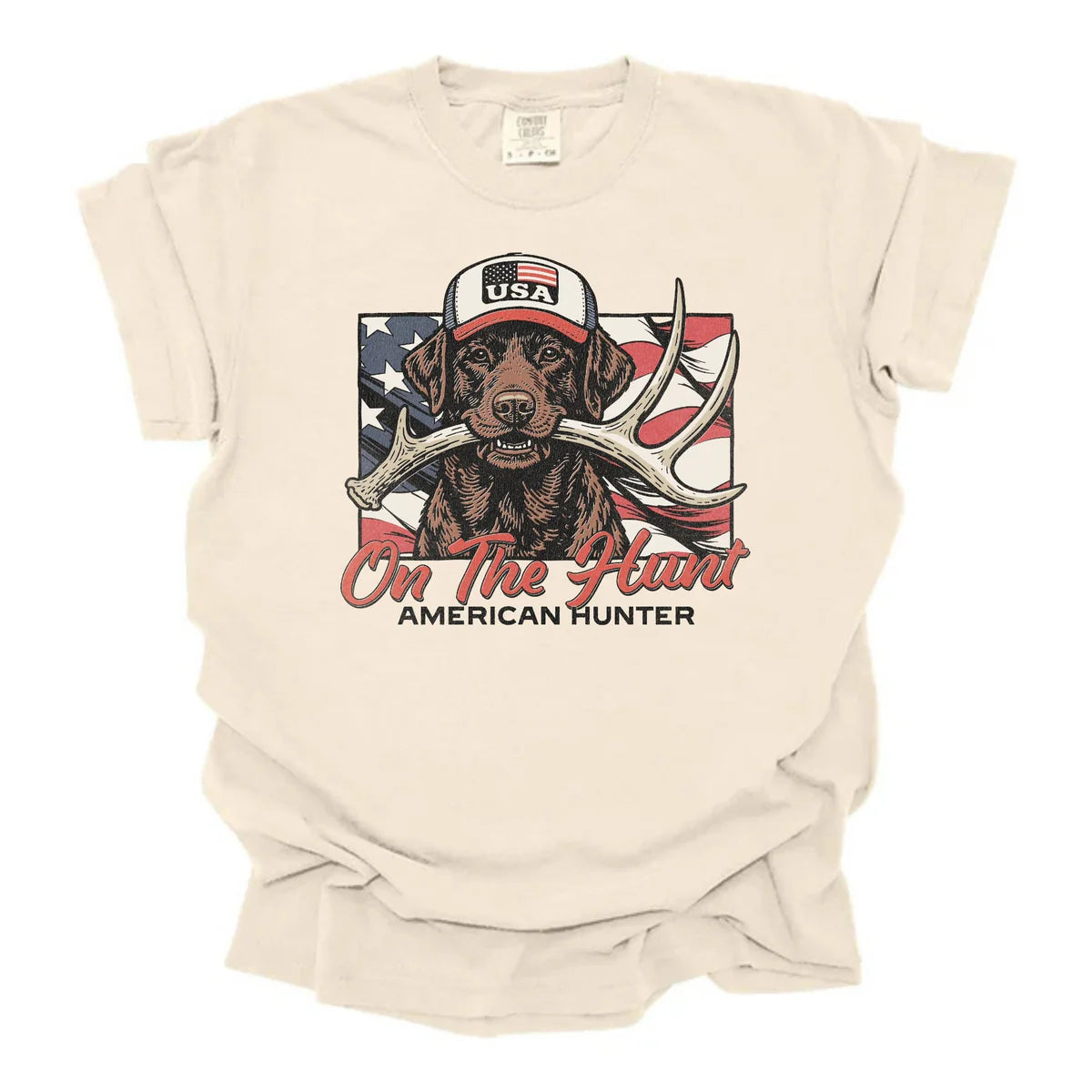 "On The Hunt" american hunter tee