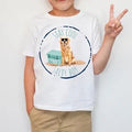 "Stay Cool, Salty Boy" dog tee